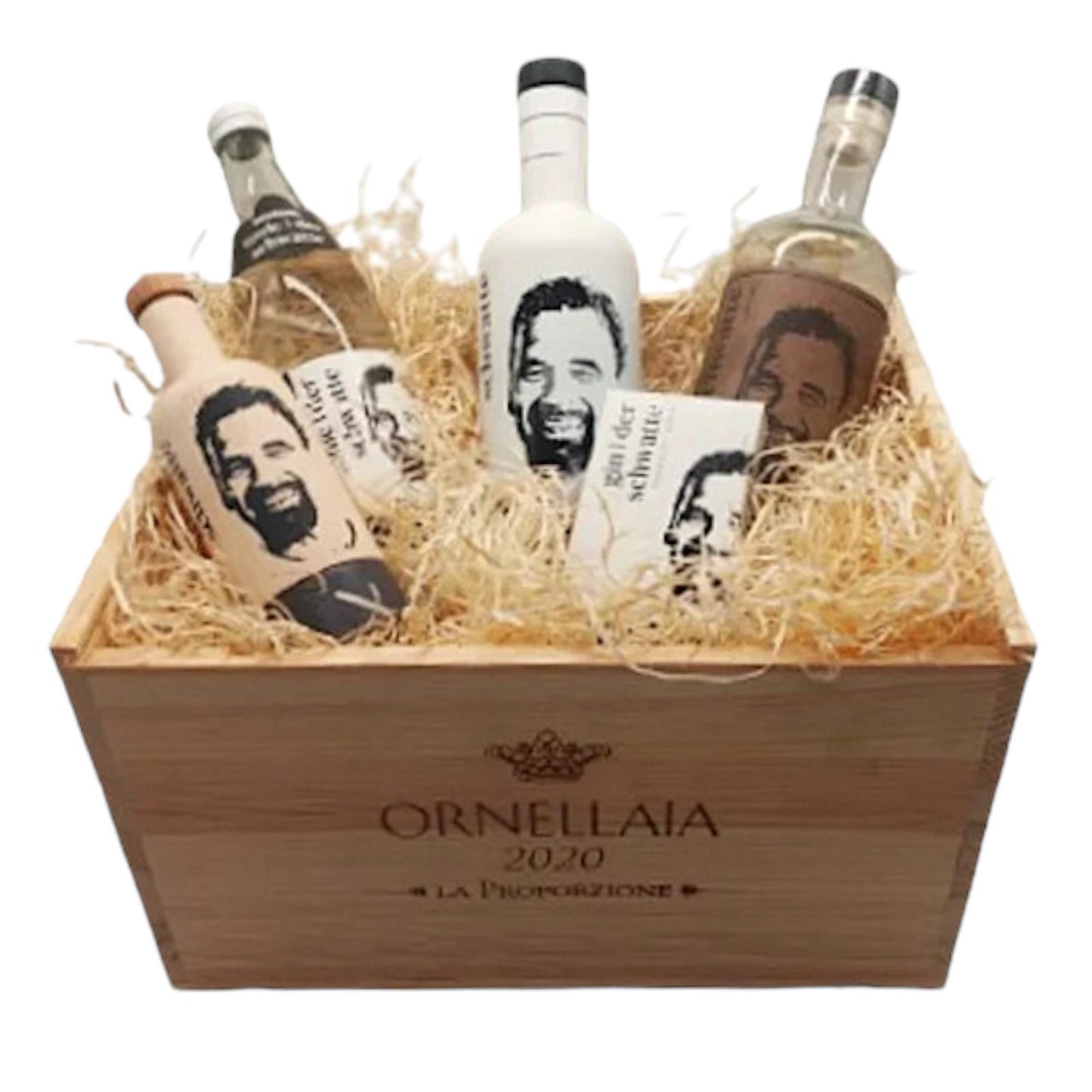 Geschenkbox Der Schwatte Gin XXL Holzkiste