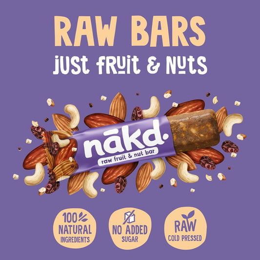 nakd Fruit & Nut Riegel Almond Macaroon je 35g im 4er Pack