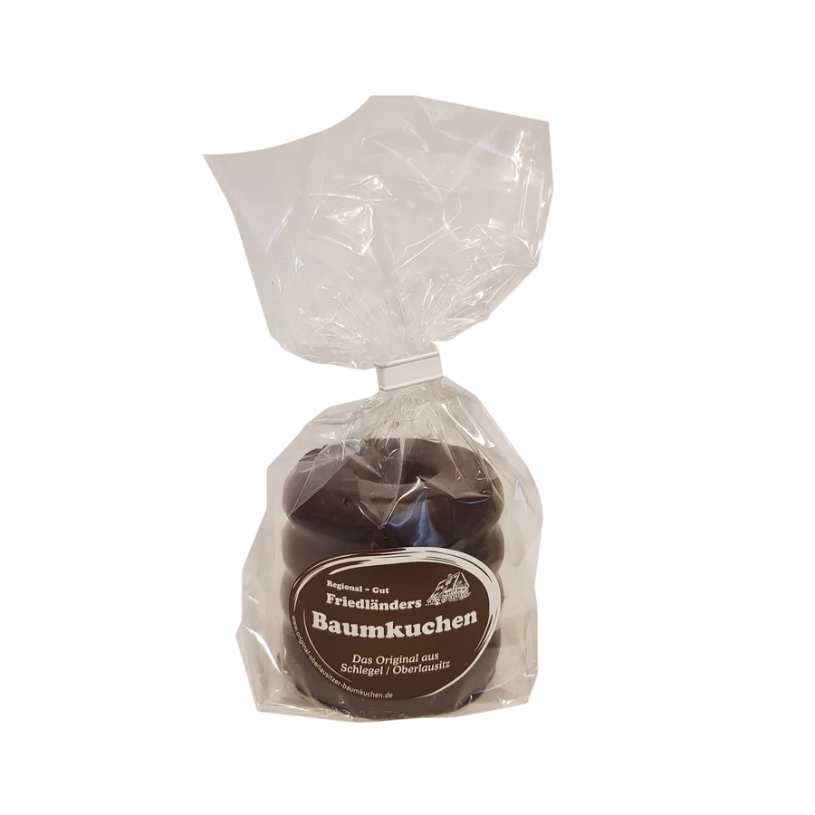 Baumkuchen Mini mit Zartbitterkuvertüre 80g
