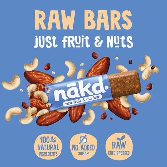 nakd Fruit & Nut Riegel Cashew Cookie je 35g im 4er Pack