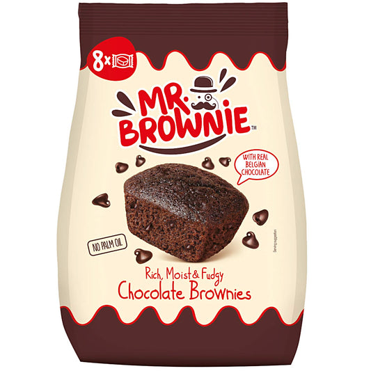 Mr. Brownie Chocolate Brownies je 8 Stück im 2er Pack