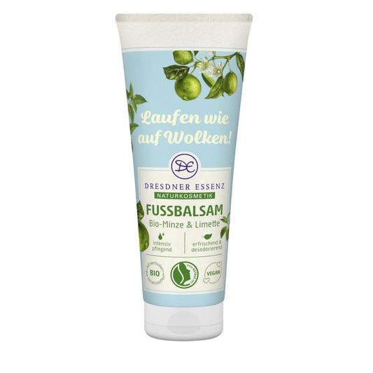 Dresdner Essenz Fuß-Balsam Bio-Minze - Limette je 75ml im 2er Pack