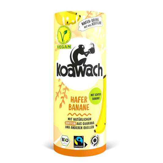 koawach Hafer Banane VEGAN Bio Koffein - Drink mit Guarana 6er Pack