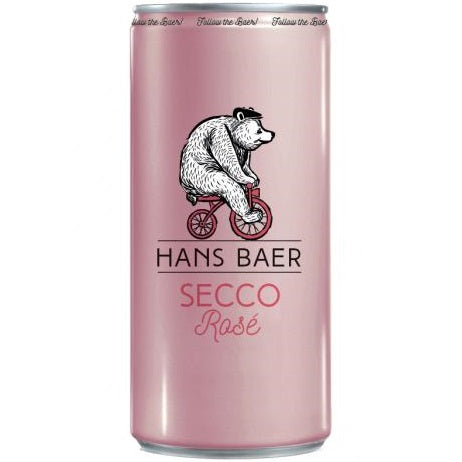 HANS BAER Secco - Rosé - Perlwein trocken je 200ml im 6er Pack