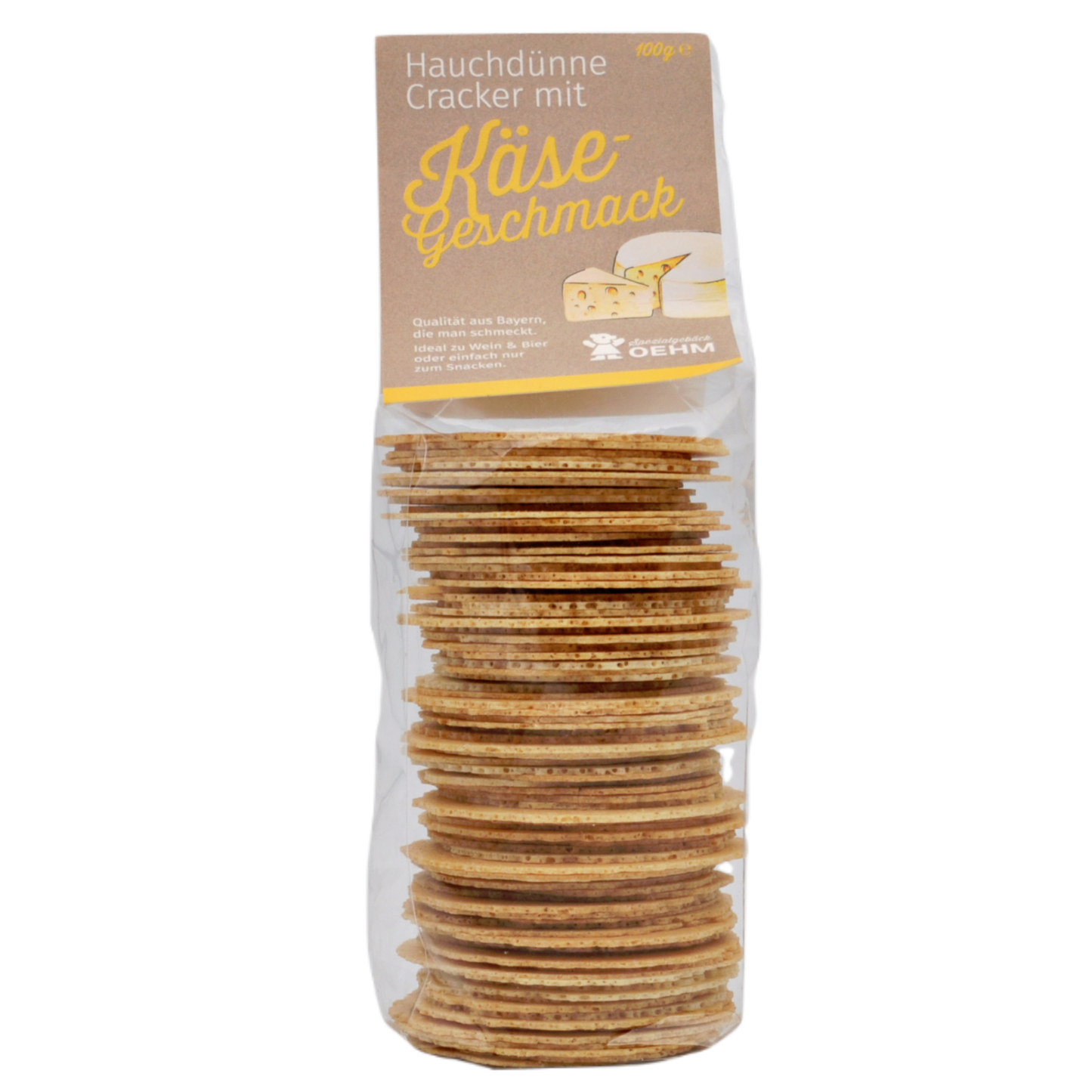 Cracker mit Käse - Geschmack je 100g im 6er Pack