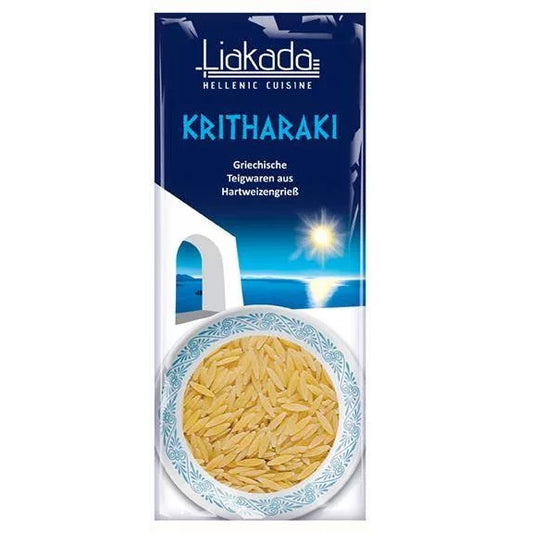 Kritharaki - griechische Teigwaren aus Hartweizengrieß - vegan - je 500g im 3er Pack