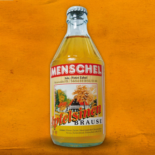 Menschel Limo - Apfelsinenbrause inkl. Pfand 20 x 0,33l