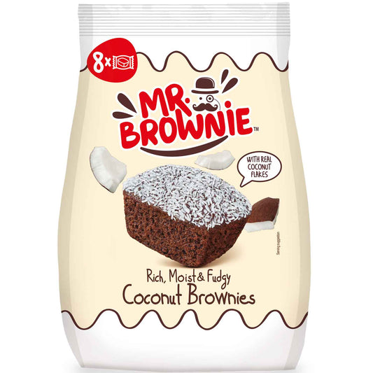 Mr. Brownie Coconut Brownies je 8 Stück im 2er Pack
