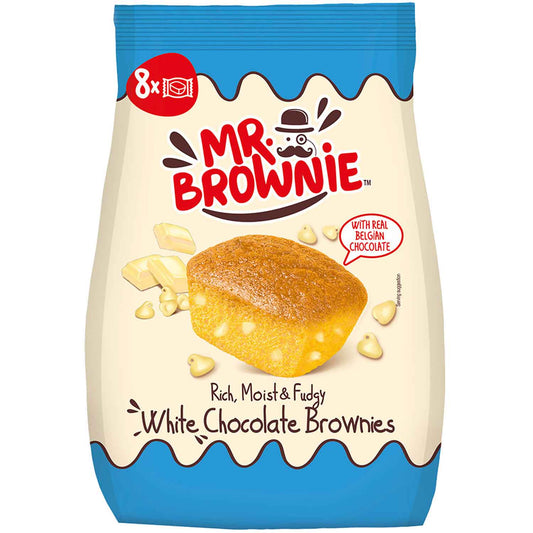 Mr. Brownie White Chocolate Brownies je 8 Stück im 2er Pack