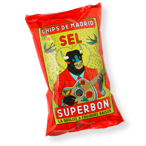 Superbon Chips de Madrid mit Salz je 45g im 6er Pack