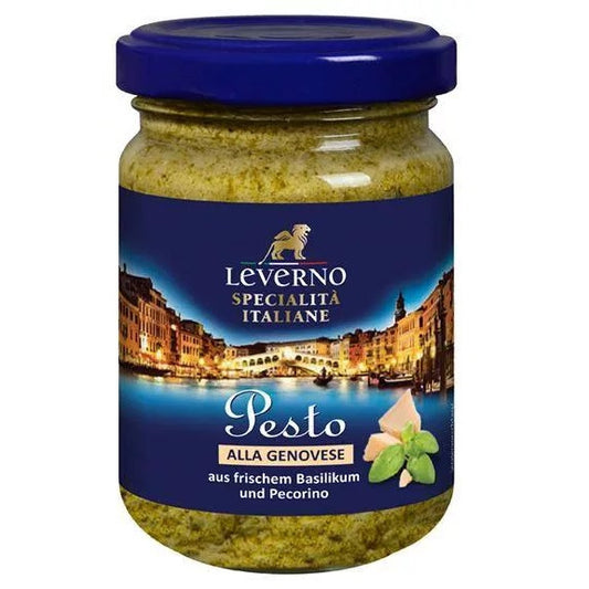 Pesto alla Genovese aus frischem Basilikum und Pecorino je 130g im 3er Pack