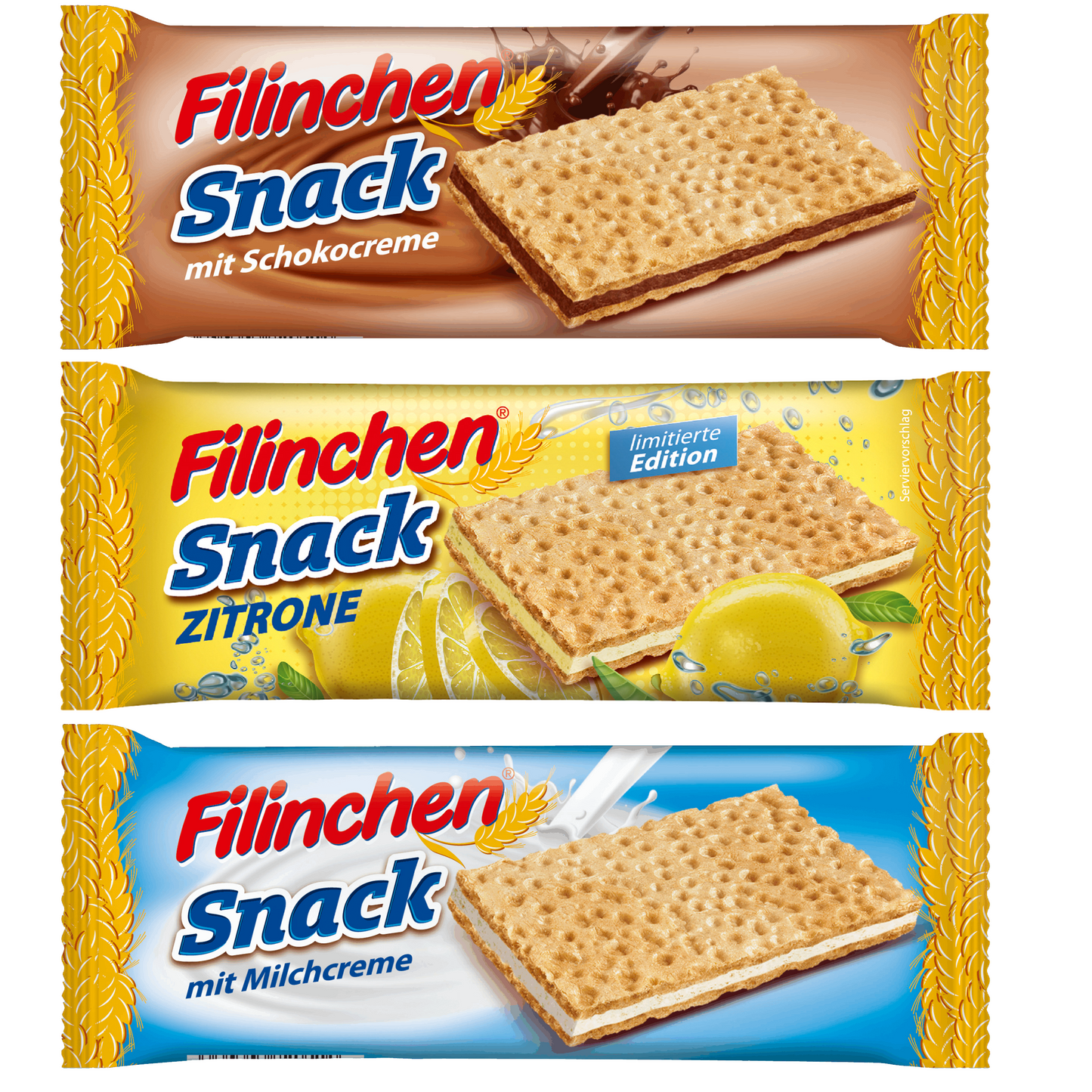 Filinchen Snack mit Cremefüllung 35g im 4er Pack