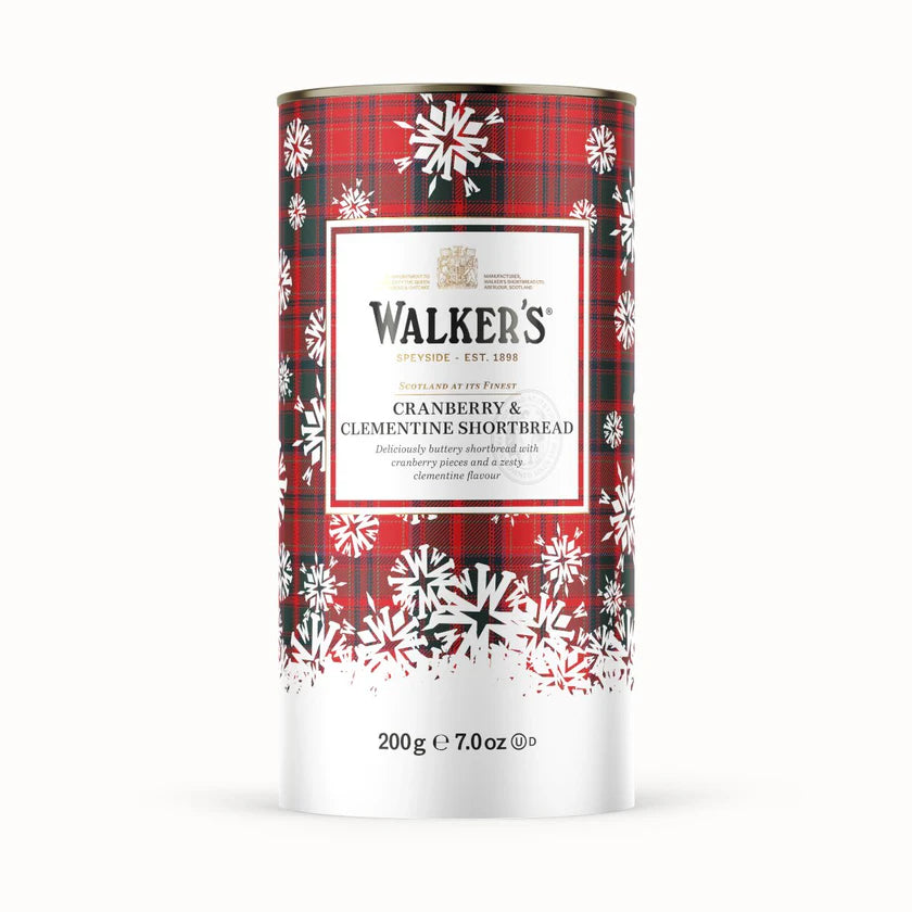 Walkers Cranberry & Clementine Shortbread 200g