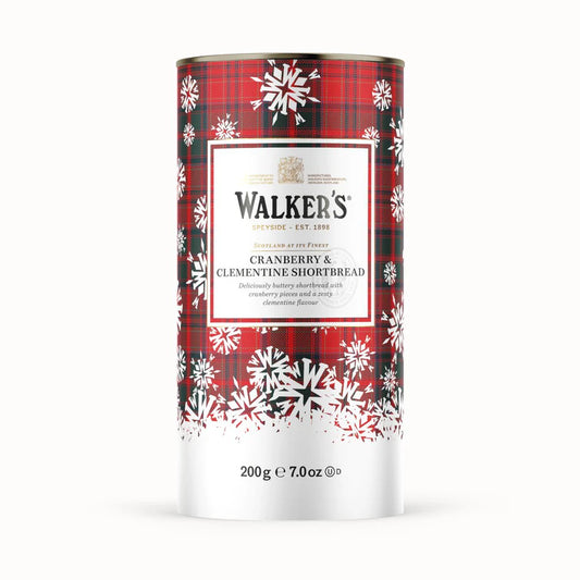 Walkers Cranberry & Clementine Shortbread 200g